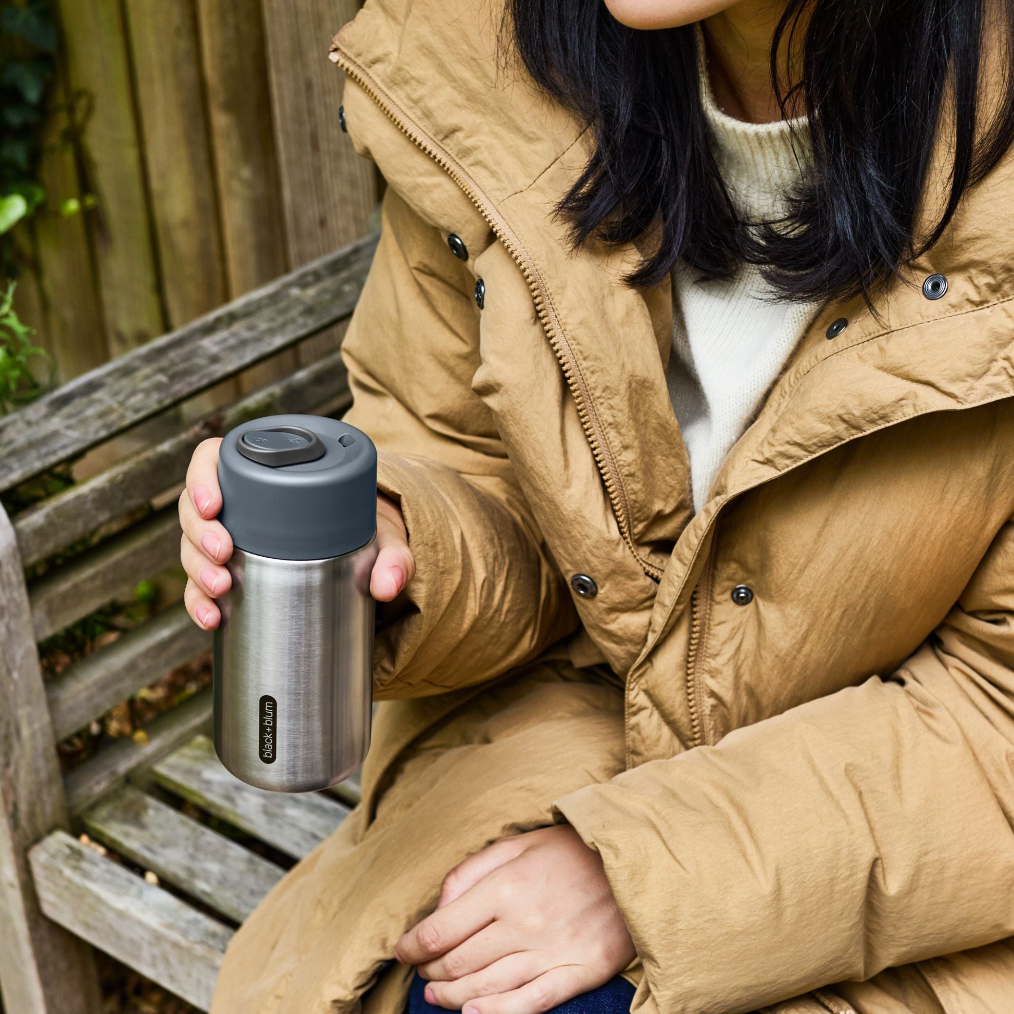 TASSE DE VOYAGE EN ACIER INOXYDABLE 340 ML