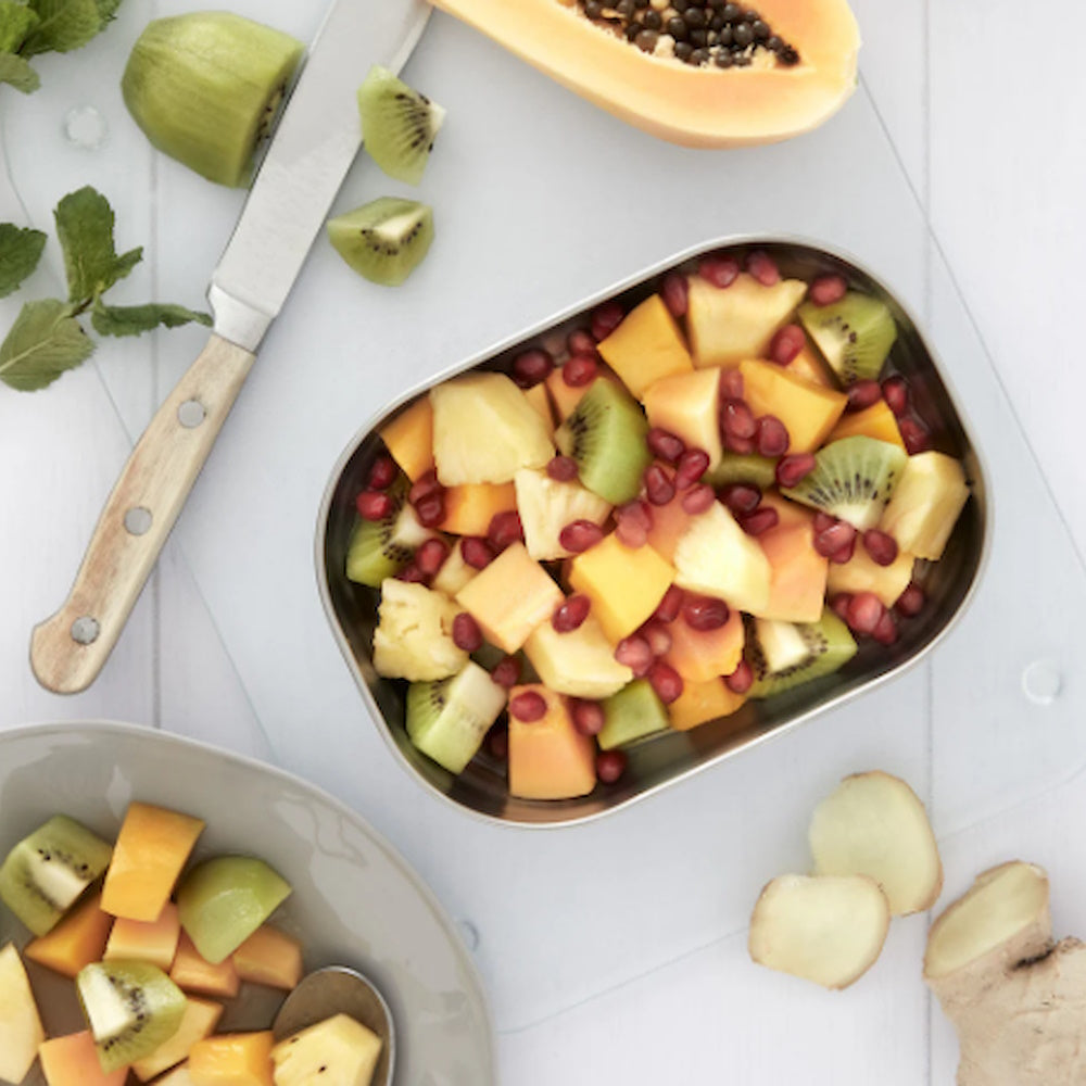 BOÎTE À LUNCH EN ACIER INOXYDABLE 600ML