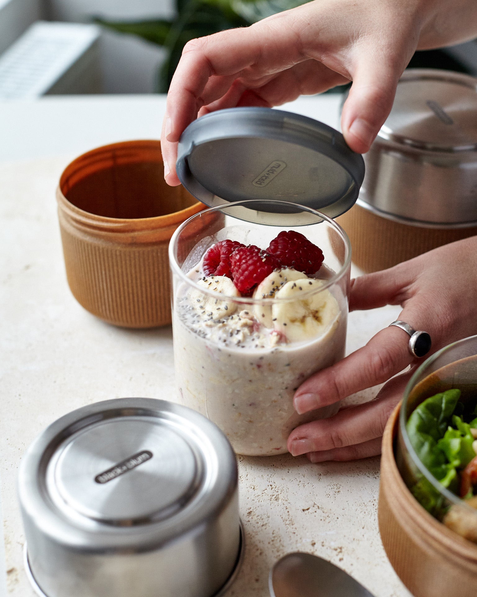 POT À LUNCH EN VERRE 450ML