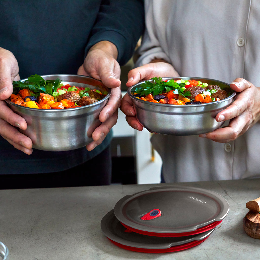 BOL ALIMENTAIRE EN ACIER INOXYDABLE LARGE