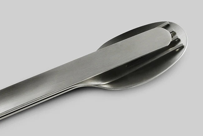 Black+Blum Cutlery Set and Case - stainless steel