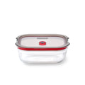 STACK+NEST GLASS FOOD CONTAINER SMALL 600ML