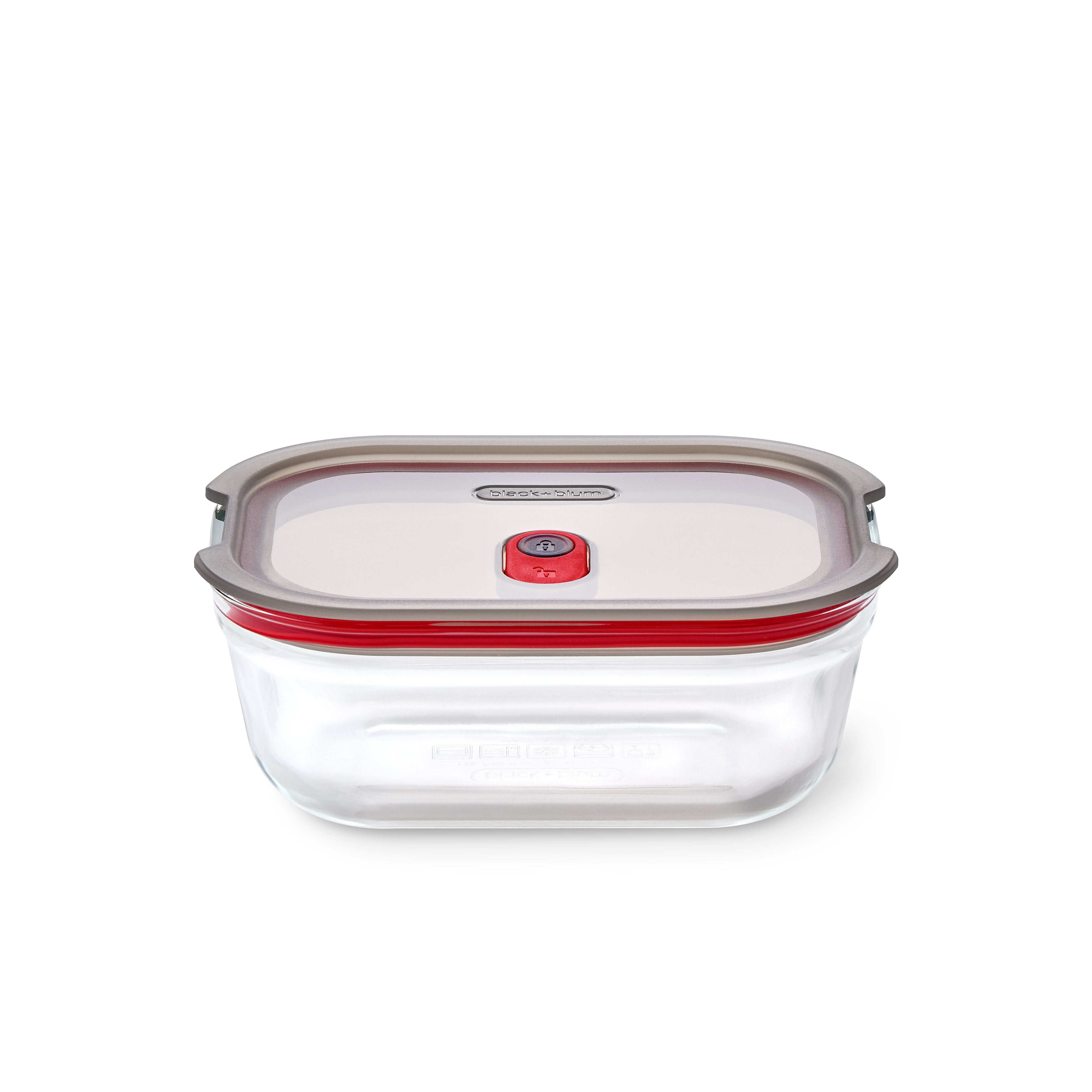 STACK+NEST GLASS FOOD CONTAINER SMALL 600ML