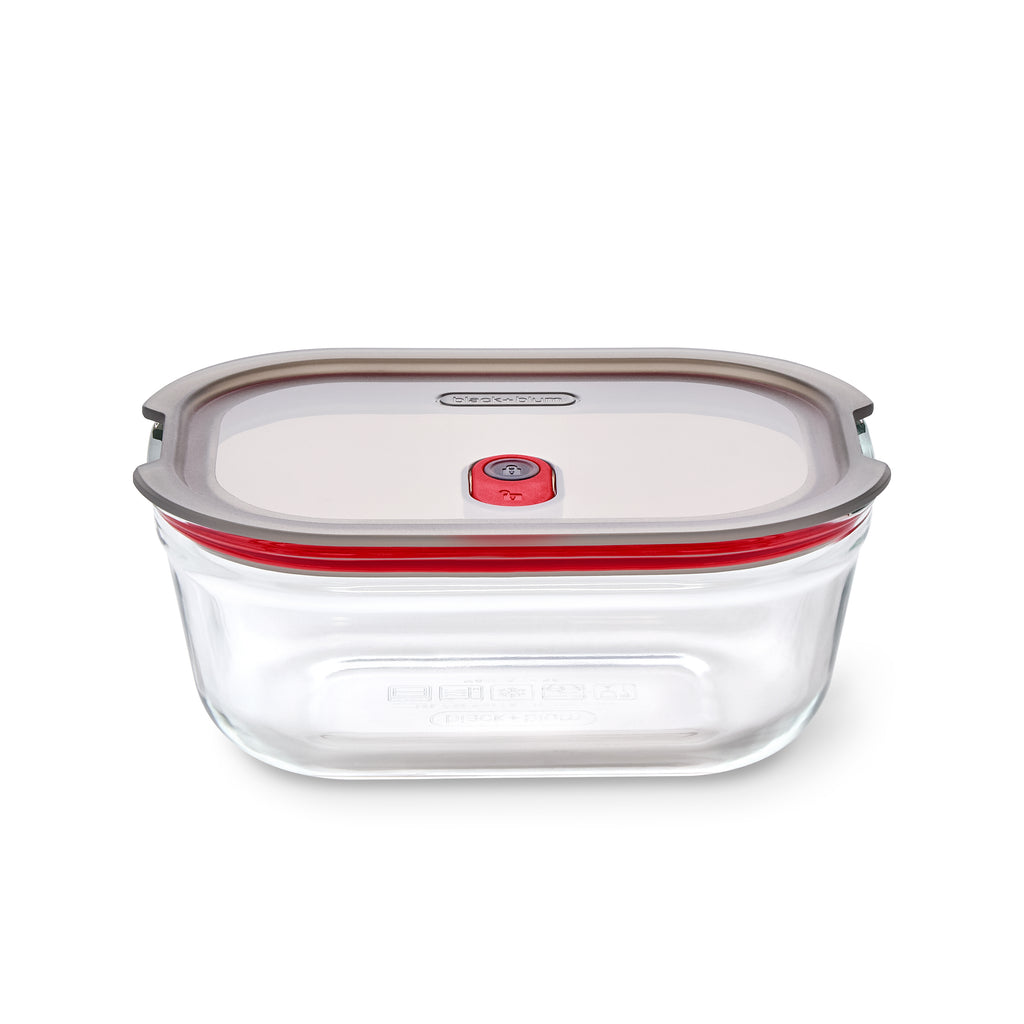 STACK+NEST GLASS FOOD CONTAINER MEDIUM 900ML