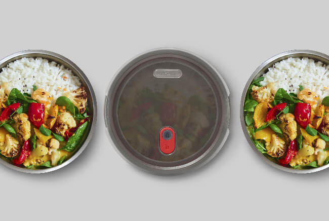 Black+Blum Microwavable Steel Food Bowl Small - stay healthy