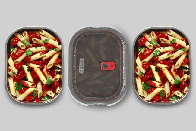 Black+Blum Microwavable Steel Food Box Large - meal prep
