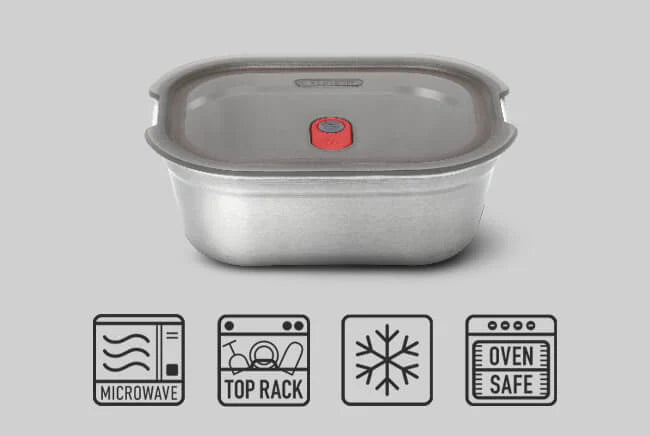 Black+Blum Microwavable Steel Food Box Large - VERSATILE